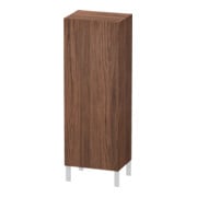 Duravit Halbhochschrank L-Cube 50x36,3x132cm, Tür re, nussbaum dunkel