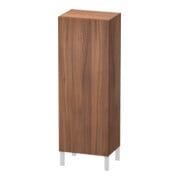Duravit Halbhochschrank L-Cube 50x36,3x132cm, Tür re, nussbaum natur