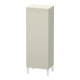 Duravit Halbhochschrank L-Cube 50x36,3x132cm, Tür re, taupe supermatt-1