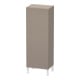 Duravit Halbhochschrank L-Cube 50x36,3x132cm, Tür rechts, basalt matt-1