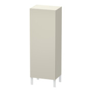 Duravit Halbhochschrank L-Cube 50x36,3x132cm, Tür rechts, taupe matt