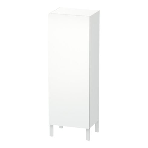 Duravit Halbhochschrank L-Cube 50x36,3x132cm, Tür rechts, weiß matt