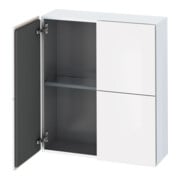Duravit Halbhochschrank L-Cube 70x24,3x80cm, 2 Türen, Eiche natur-3
