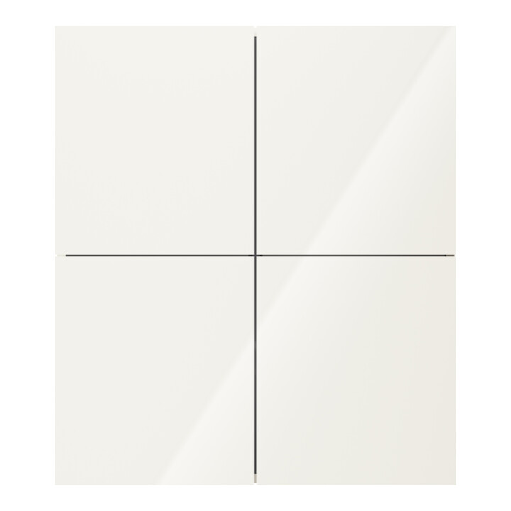 Duravit Halbhochschrank L-Cube 70x24,3x80cm, 2 Türen, weiß Hochglanz
