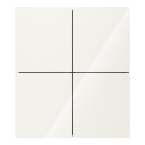 Duravit Halbhochschrank L-Cube 70x24,3x80cm, 2 Türen, weiß Hochglanz