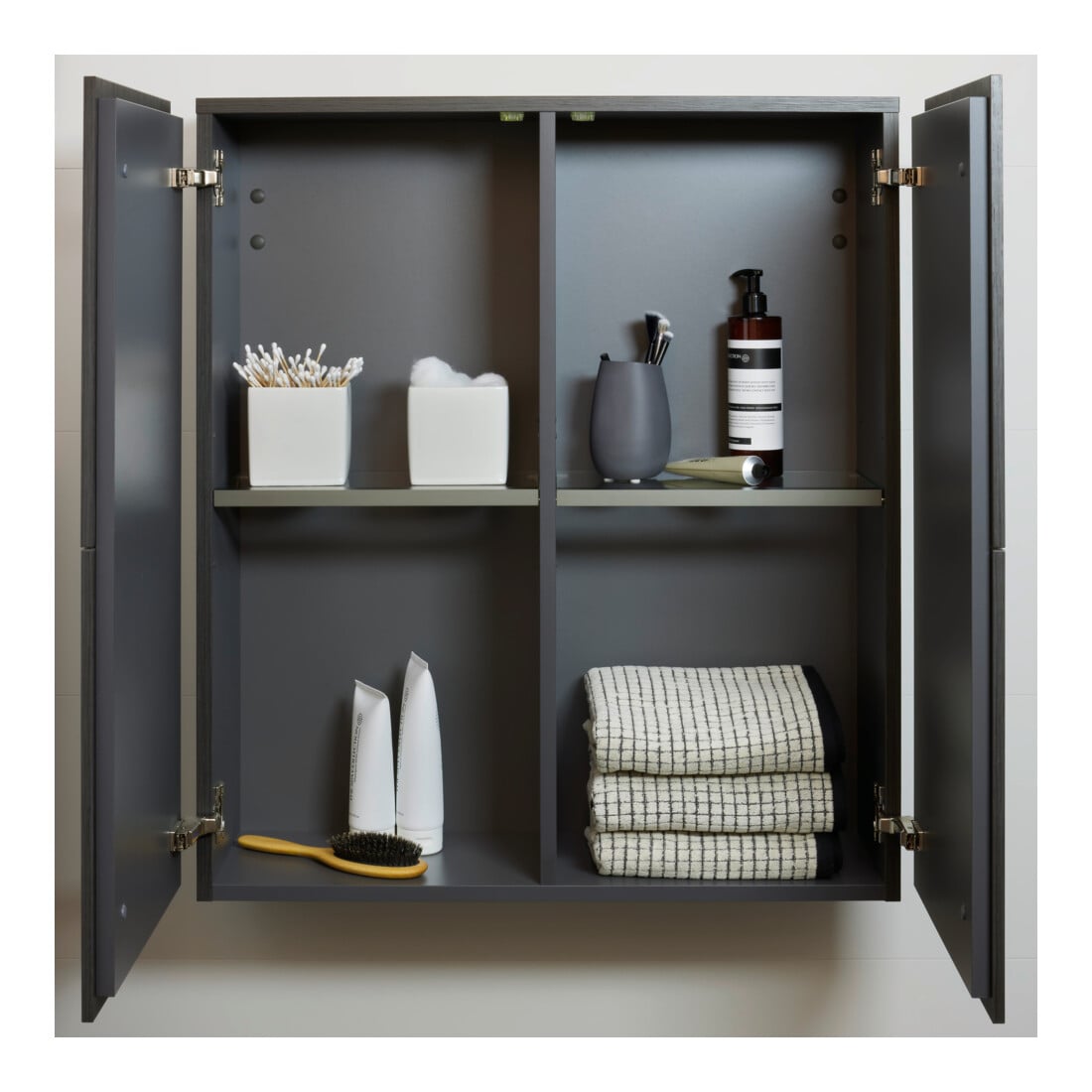Duravit Halbhochschrank L-Cube 70x24,3x80cm, 2 Türen, weiß Hochglanz
