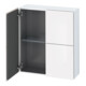 Duravit Halbhochschrank L-Cube 70x24,3x80cm, 2 Türen, weiß Hochglanz-1
