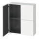 Duravit Halbhochschrank L-Cube 70x24,3x80cm, 2 Türen, weiß matt-1