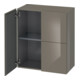 Duravit Halbhochschrank L-Cube 70x36,3x80cm, 2 Tür., flan. Gr Hochglanz-1