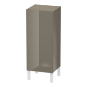 Duravit Halbhochschrank L-Cube indiv., porte droite, gris flanelle brillant