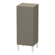Duravit Halbhochschrank L-Cube indiv., Tür li, flannel grey seidenmatt