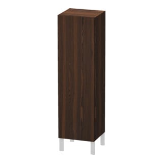 Duravit Halbhochschrank L-Cube indiv., Tür links, nussbaum gebürstet