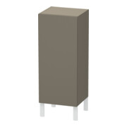 Duravit Halbhochschrank L-Cube indiv., Tür re, flannel grey seidenmatt