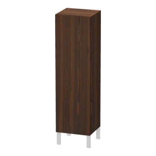 Duravit Halbhochschrank L-Cube indiv., Tür rechts, nussbaum gebürstet
