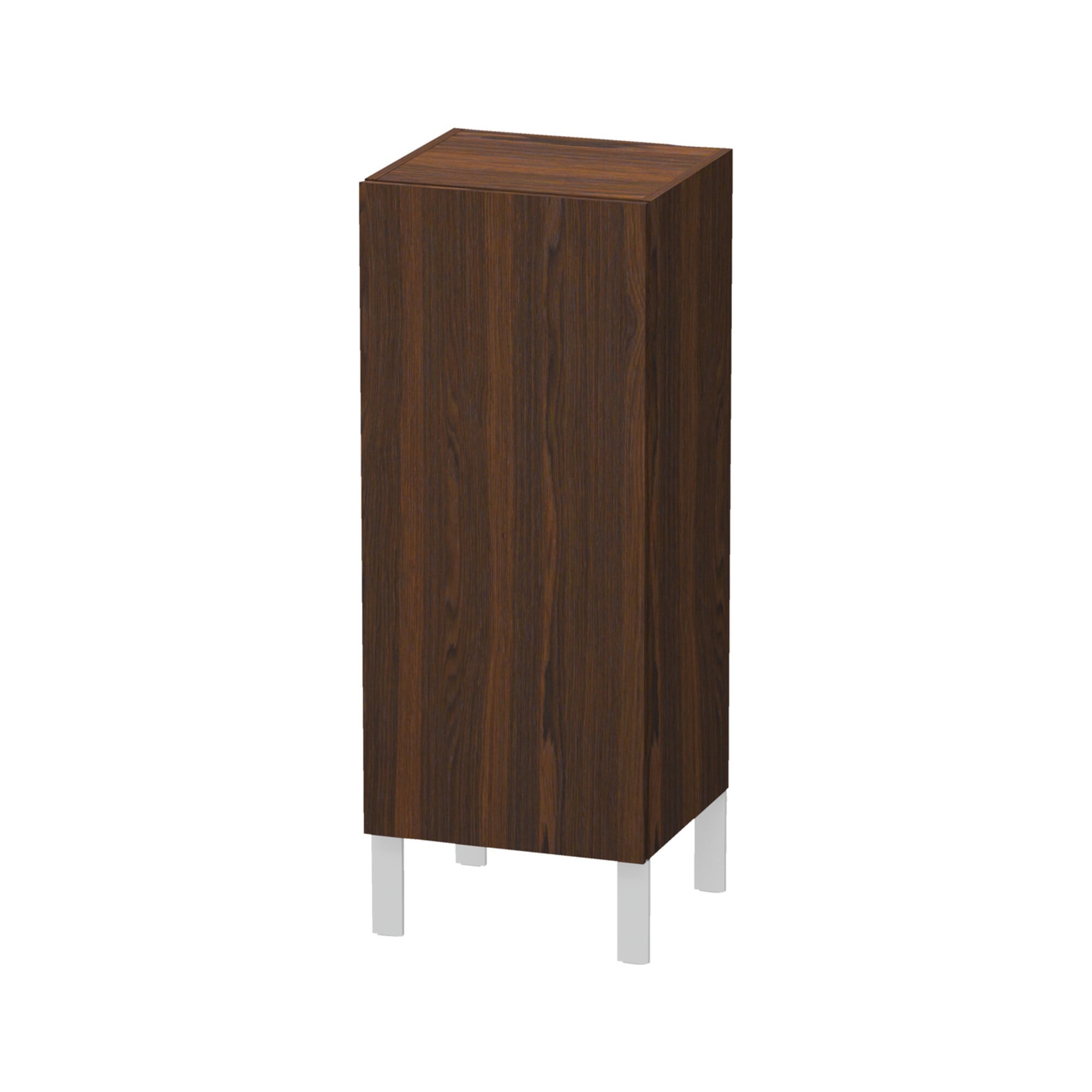 Duravit Halbhochschrank L-Cube indiv., Tür rechts, nussbaum gebürstet