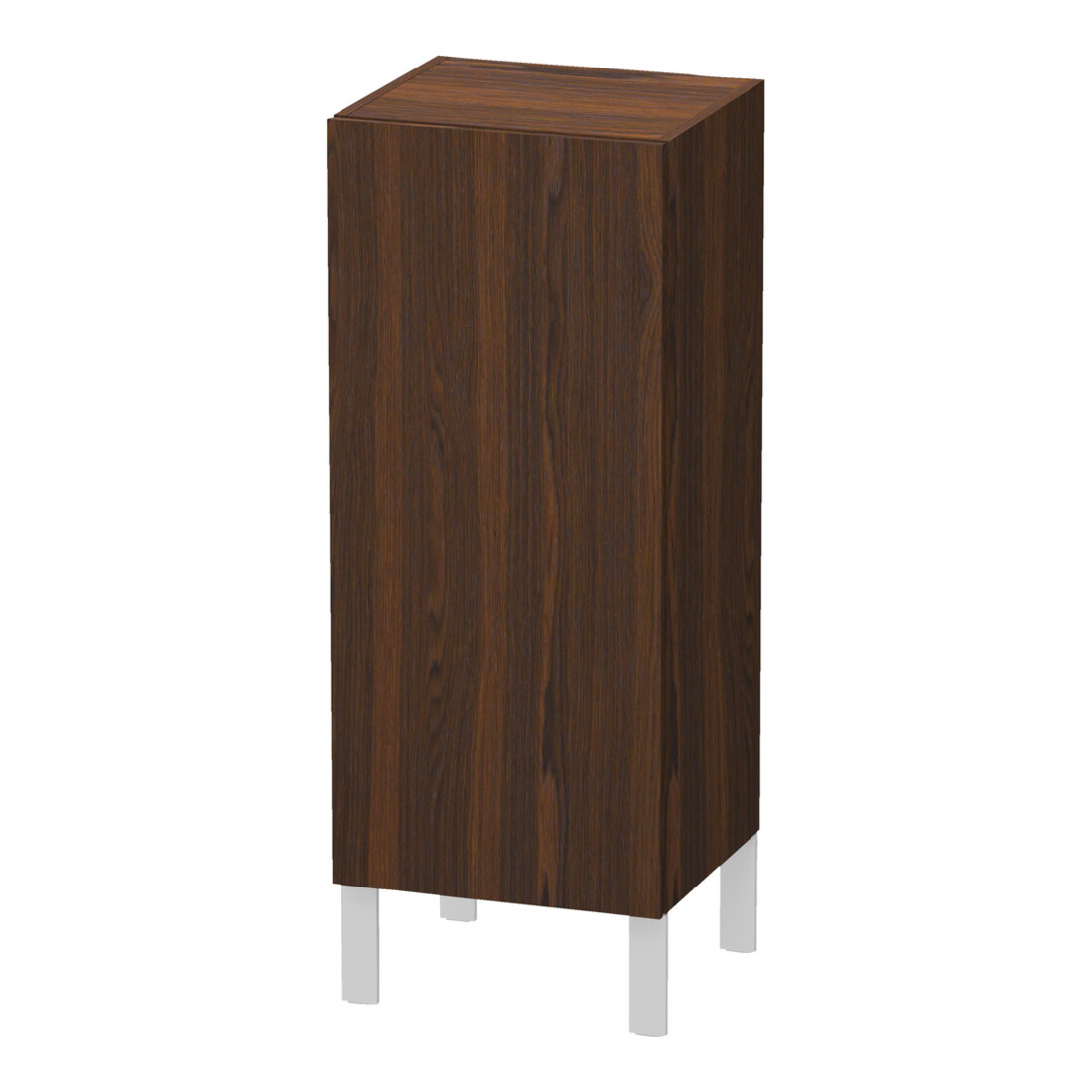 Duravit Halbhochschrank L-Cube indiv., Tür rechts, nussbaum gebürstet