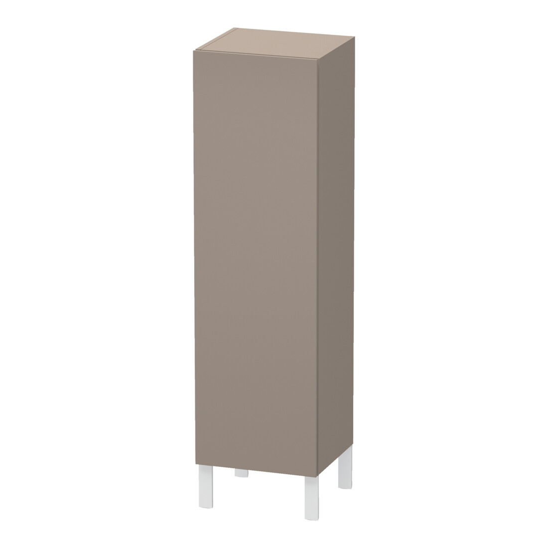 Duravit Halbhochschrank L-Cube individual, Tür links, basalt matt