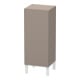 Duravit Halbhochschrank L-Cube individual, Tür links, basalt matt-1