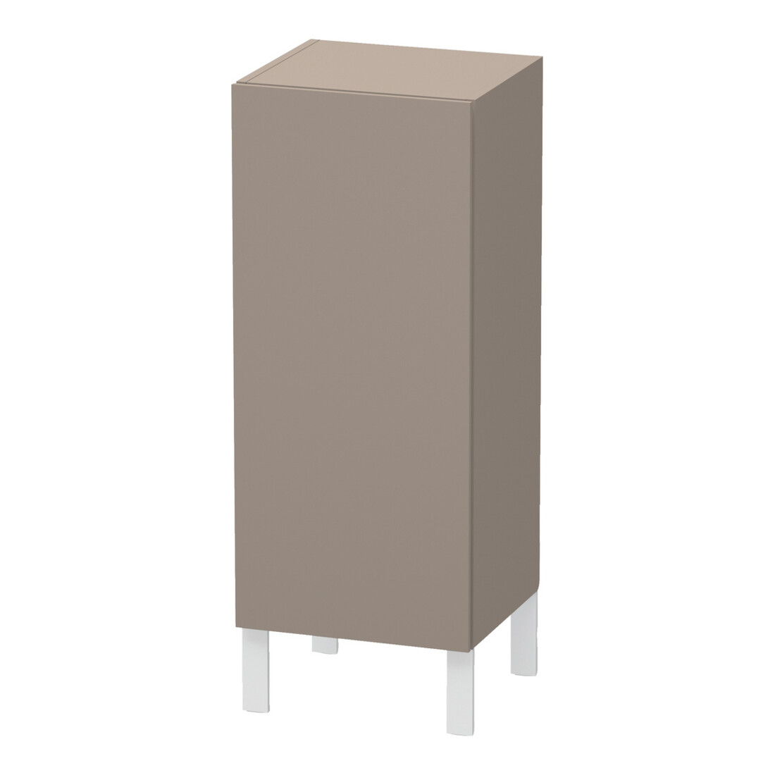 Duravit Halbhochschrank L-Cube individual, Tür links, basalt matt
