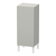 Duravit Halbhochschrank L-Cube individual, Tür links, betongrau matt-1