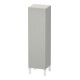 Duravit Halbhochschrank L-Cube individual, Tür links, betongrau matt-1