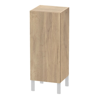 Duravit Halbhochschrank L-Cube individual, Tür links, eiche marmoriert