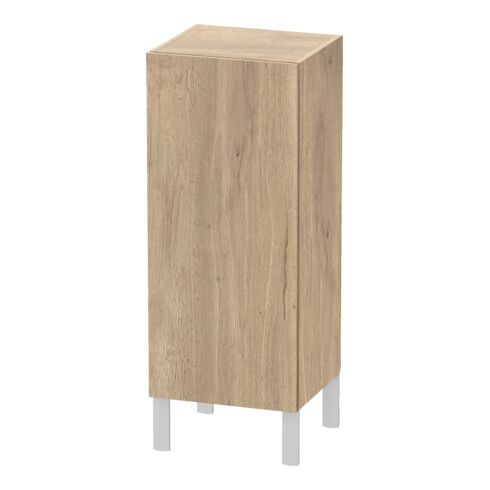 Duravit Halbhochschrank L-Cube individual, Tür links, eiche marmoriert