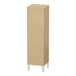 Duravit Halbhochschrank L-Cube individual, Tür links, Eiche natur