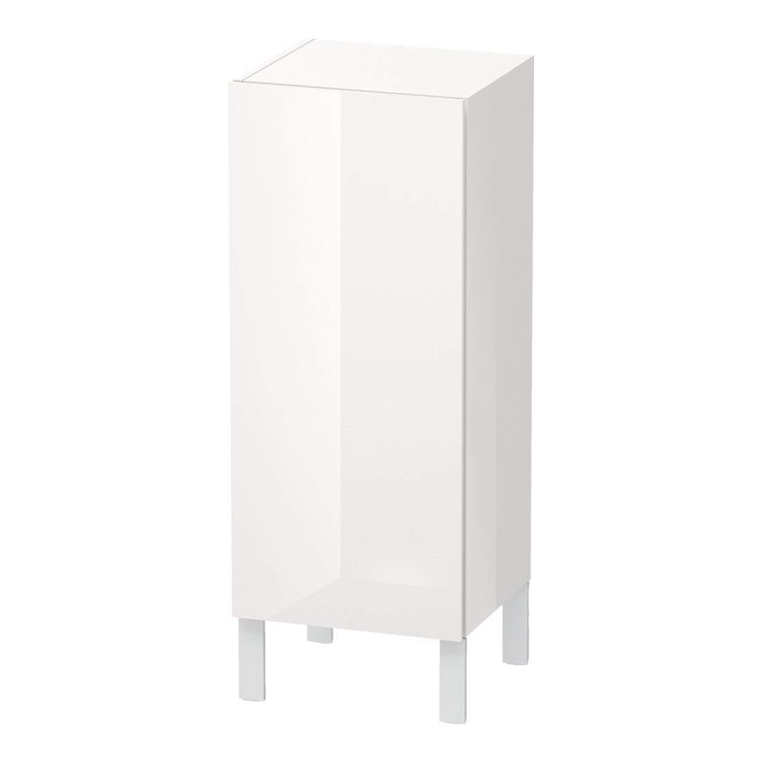Duravit Halbhochschrank L-Cube individual, Tür links, Eiche schwarz