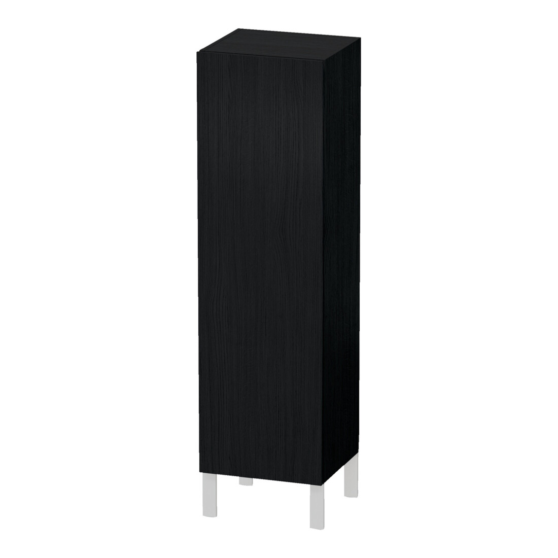 Duravit Halbhochschrank L-Cube individual, Tür links, Eiche schwarz