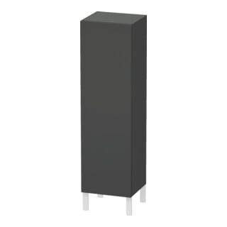 Duravit Halbhochschrank L-Cube individual, Tür links, graphit matt