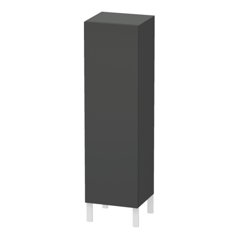 Duravit Halbhochschrank L-Cube individual, Tür links, graphit matt