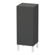 Duravit Halbhochschrank L-Cube individual, Tür links, graphit matt