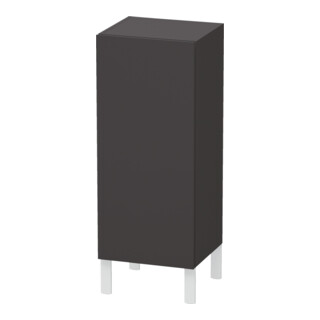 Duravit Halbhochschrank L-Cube individual, Tür links, graphit supermatt