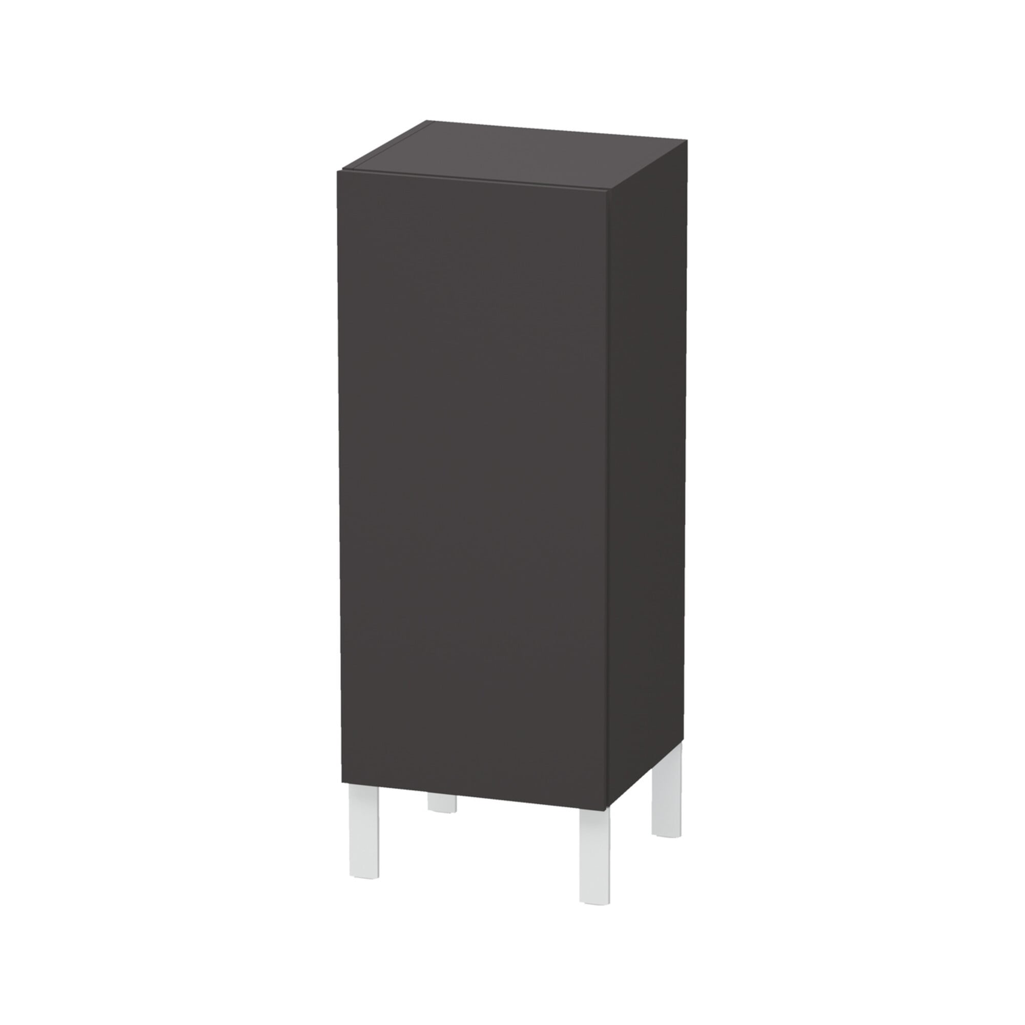 Duravit Halbhochschrank L-Cube individual, Tür links, graphit supermatt
