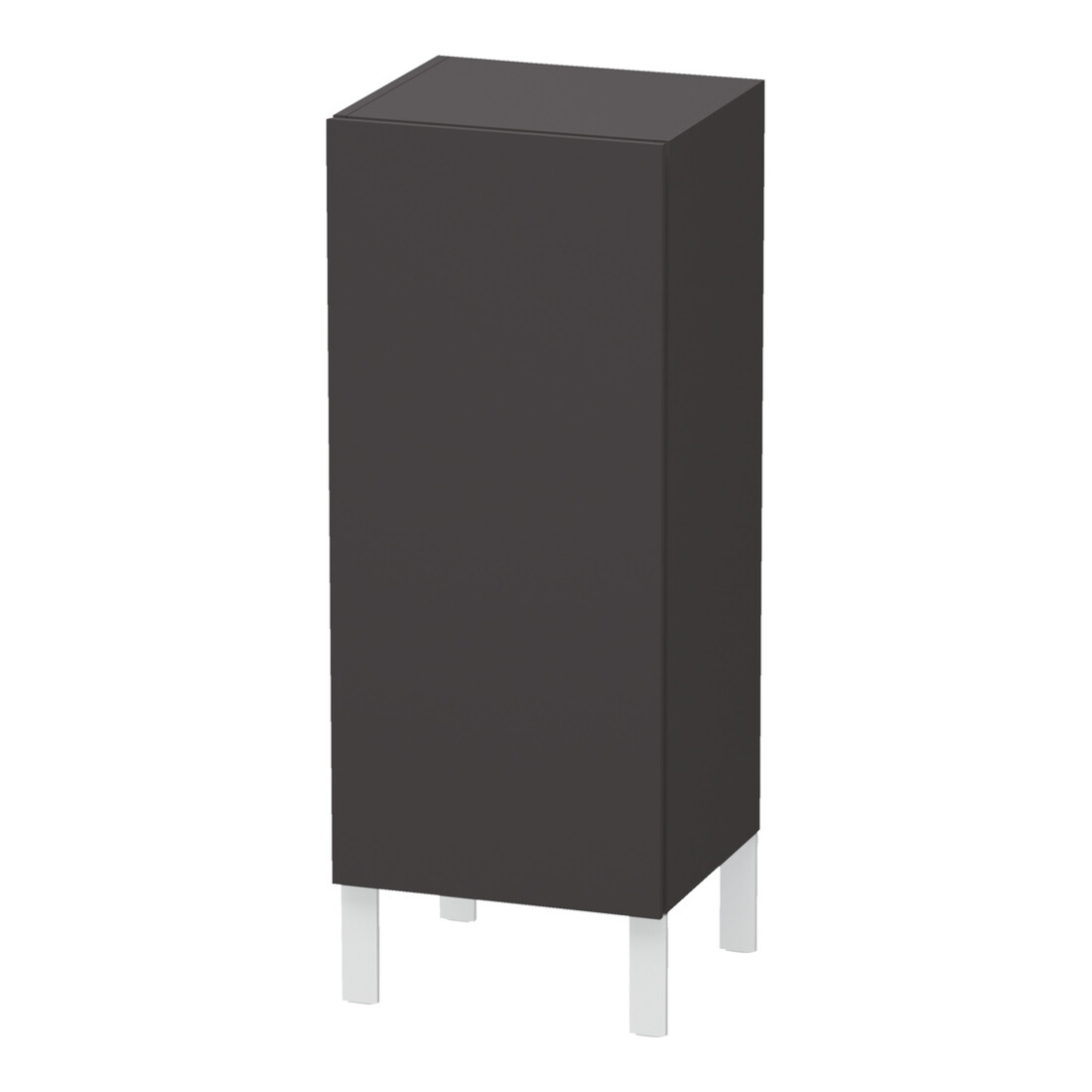 Duravit Halbhochschrank L-Cube individual, Tür links, graphit supermatt