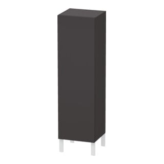 Duravit Halbhochschrank L-Cube individual, Tür links, graphit supermatt