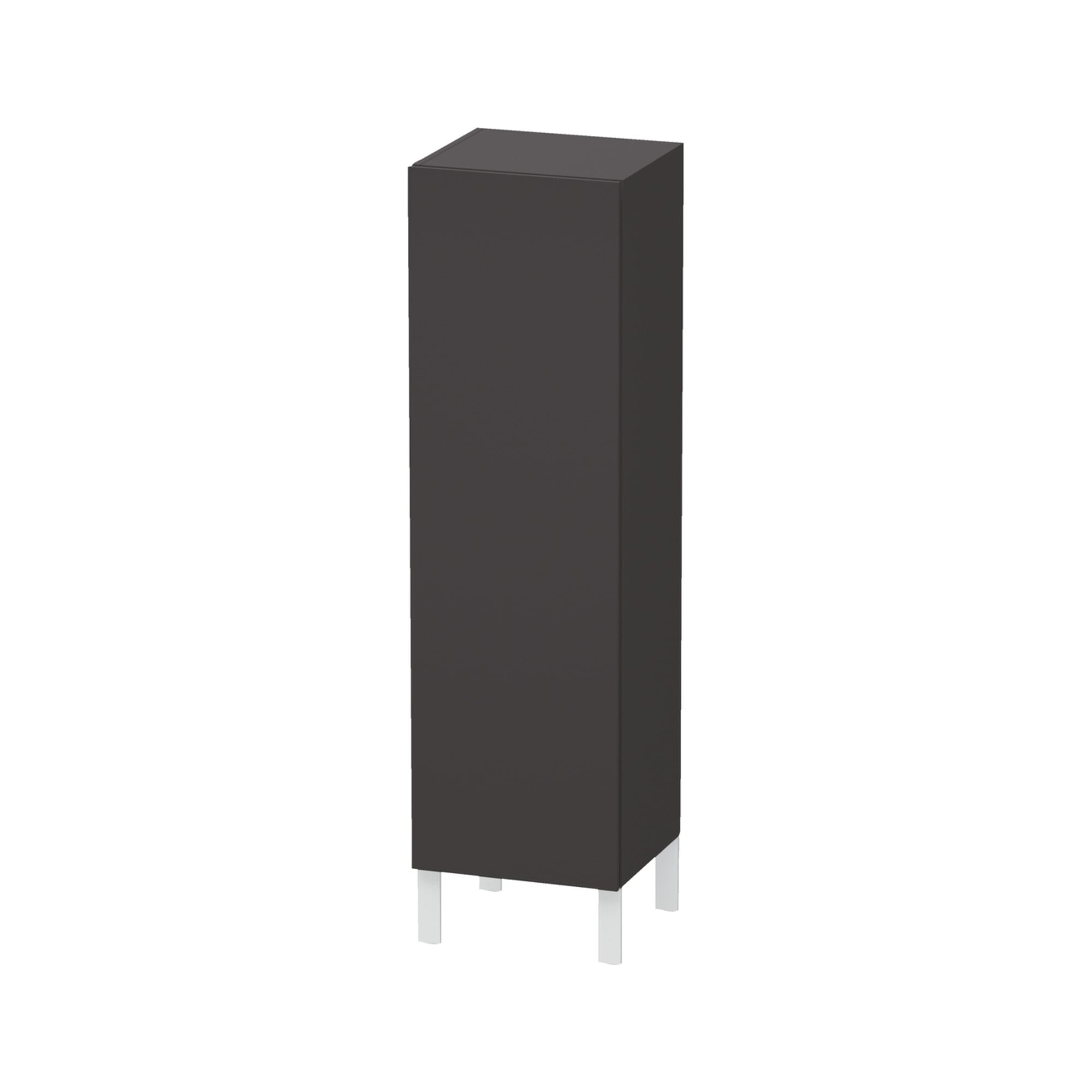 Duravit Halbhochschrank L-Cube individual, Tür links, graphit supermatt