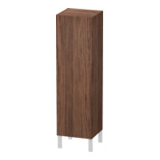 Duravit Halbhochschrank L-Cube individual, Tür links, nussbaum dunkel
