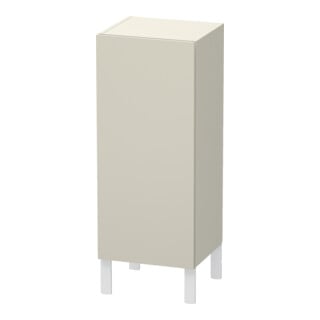 Duravit Halbhochschrank L-Cube individual, Tür links, taupe matt