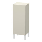 Duravit Halbhochschrank L-Cube individual, Tür links, taupe matt