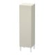 Duravit Halbhochschrank L-Cube individual, Tür links, taupe supermatt-1