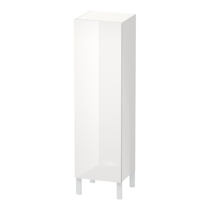 Duravit Halbhochschrank L-Cube individual, Tür links, taupe supermatt