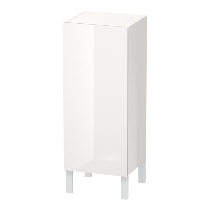 Duravit Halbhochschrank L-Cube individual, Tür links, taupe supermatt