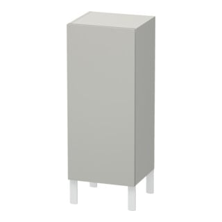 Duravit Halbhochschrank L-Cube individual, Tür rechts, betongrau matt