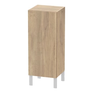 Duravit Halbhochschrank L-Cube individual, Tür rechts, eiche marmoriert