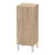 Duravit Halbhochschrank L-Cube individual, Tür rechts, eiche marmoriert-1