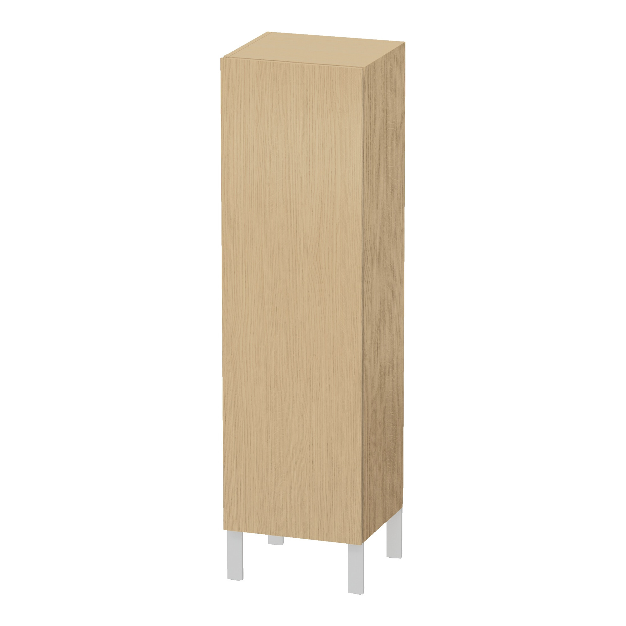 Duravit Halbhochschrank L-Cube individual, Tür rechts, Eiche natur