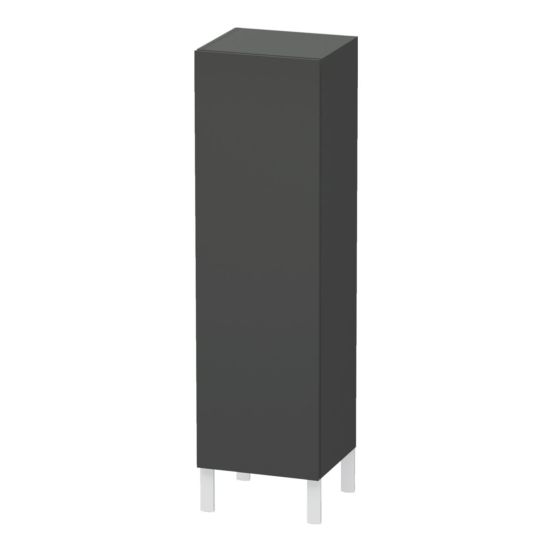 Duravit Halbhochschrank L-Cube individual, Tür rechts, graphit matt
