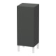 Duravit Halbhochschrank L-Cube individual, Tür rechts, graphit matt-1